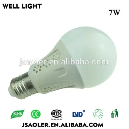 PC housing 1500MAH SMD5730 7w led emergency charging light rechargeable led lighting bulb