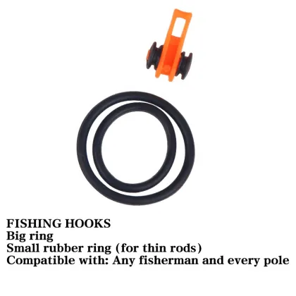 Fishing Rod Accessory 10pcs/bag Easy Hook Keeper Bait Lure