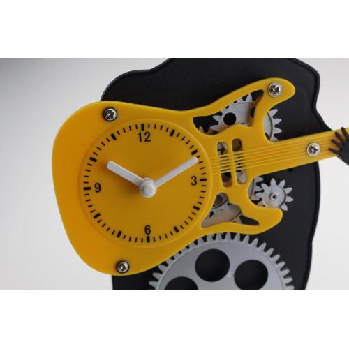 Guitar Man Gear Desk Clock