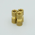 Brass Insert Knurled Hot-Melt Hot-Pressed Injection Nut