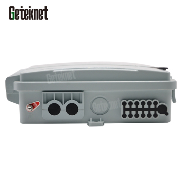 OEM 2 24 48 Port Carbon LC Breakout Splice Fiber Optic Terminal Box for Invisible Home Indoor Fat Distribution