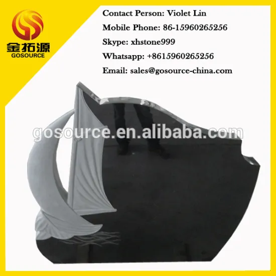 cheap shanxi black granite tombstone
