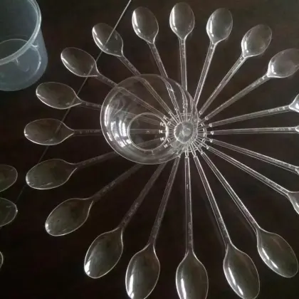 Wholesale OEM ODM Disposable Fork Soup Spoon Mold