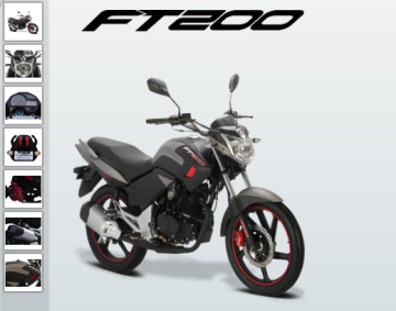 FT200 motorcycle spare parts