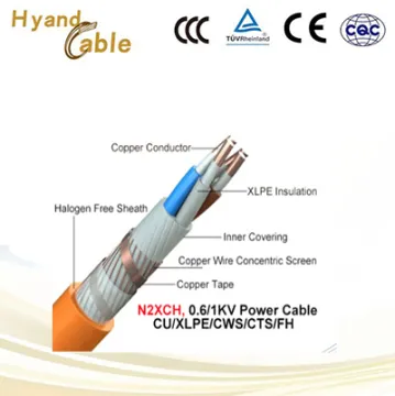 shielded low voltage power cable 4 gauge ac power cable