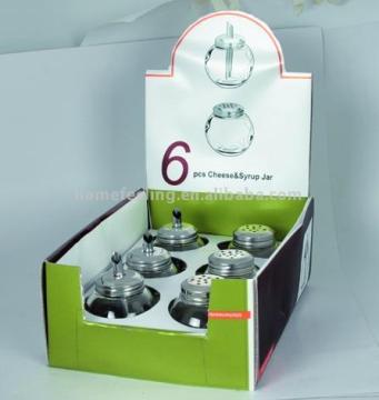 6pcs Cheese &amp; Syrup Jar