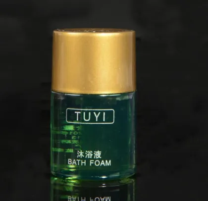 Small bottle hotel shampoo Bath gel