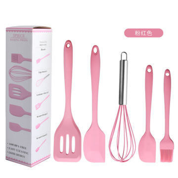 5-Piece Silicone Kitchen Utensil Set: Heat-Resistant Cooking Tools for Home and Kitchen at Affordable Prices