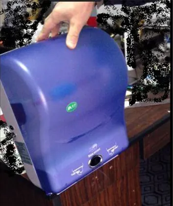Dental floss machine with automatic detection
