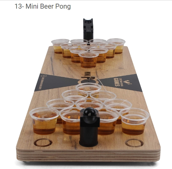 Jogos de mesa mini pong de cerveja