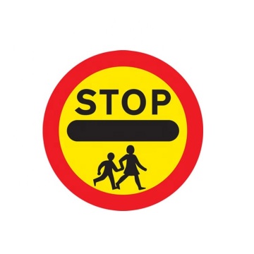 Panneau d&#39;avertissement de trafic réfléchissant signe de conception personnalisée