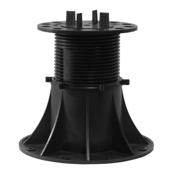 Adjustable Decking Support Joist Pedestals: 110-190mm Raisers for Elevating and Stabilizing Decks