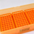 Recipiente para transporte de tubos de sangue