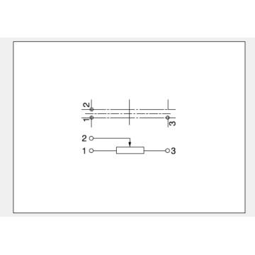 Rs201 series Sliding potentiometer