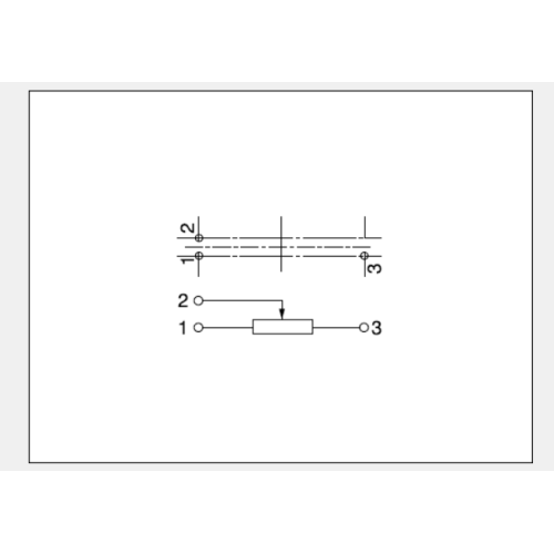 Rs201 series Sliding potentiometer