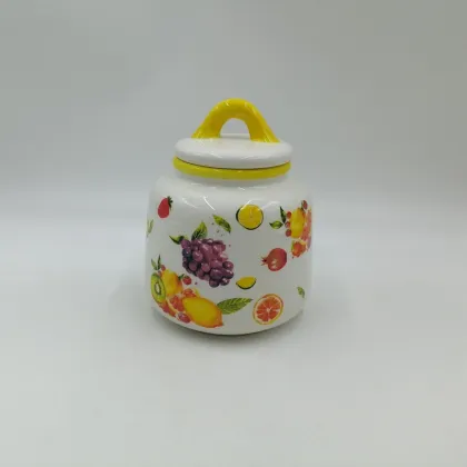 Fruit Series Ceramic Sugar Jar