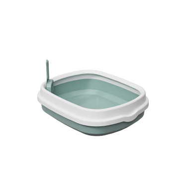 OEM Splashproof Semi-Enclosed Cat Litter Box: Open Type Pet Supplies