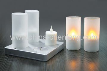 4pcs Rechargeable Tea Lights China Suppliers Manufacturers 