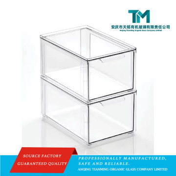 Custom Practical Acrylic Shoe Storage Display Box for Home