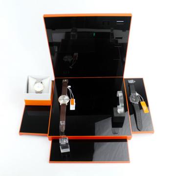 Customized big modern acrylic watch display stand
