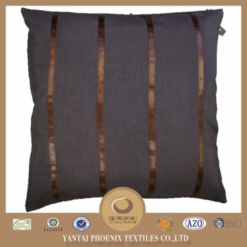 pleated pillow fibre fabric pillow