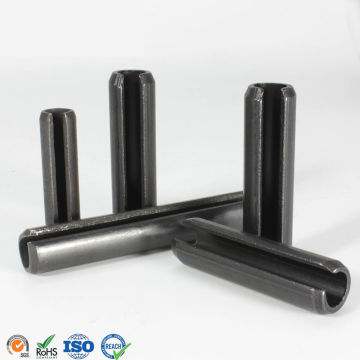 Pino cilíndrico elástico com fenda para serviço pesado com mola