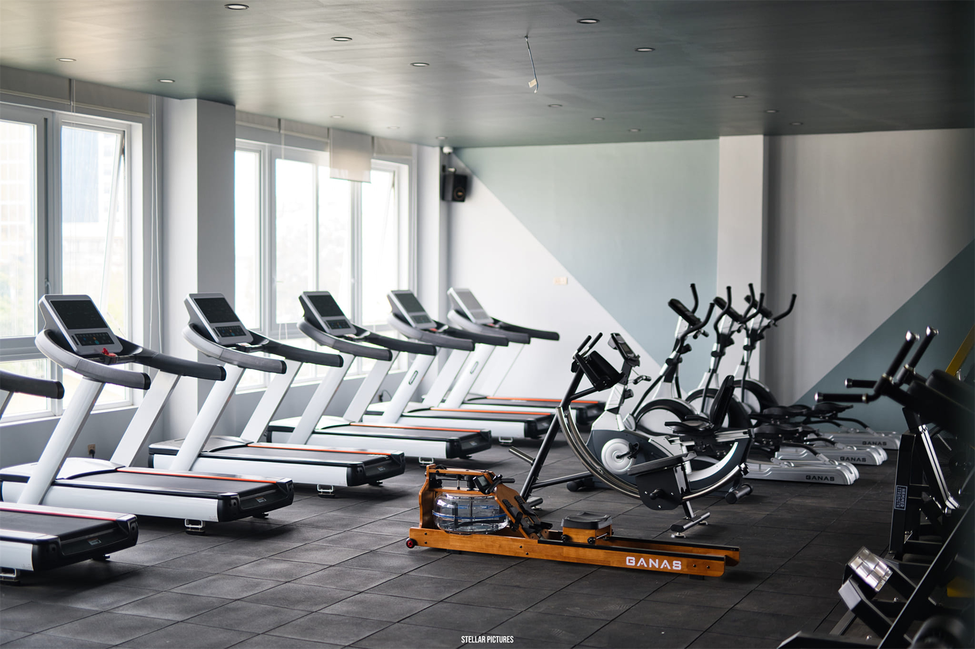 Cambodia High end hotel gym -Lafit fitness 350sqm (6)