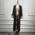 Kaftan Abaya Robe Dubai Hijab Cardigan Muslim Dress Qatar UAE Oman Caftan Marocain Abayas For Women Turkish Islamic Clothing