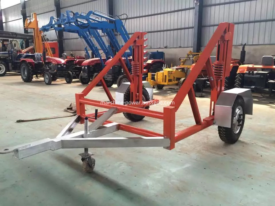 Cable Drum Trailer For Cable Transport And Pulling, High Quality