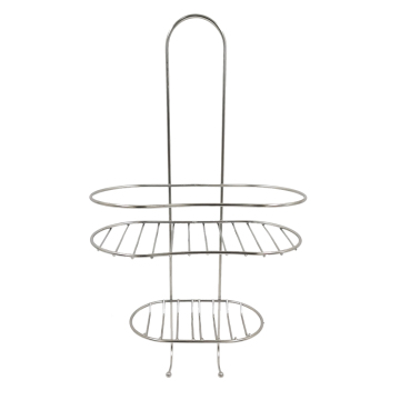 Rak organizer stainless rack wire wire metal hanging keranjang untuk kamar mandi