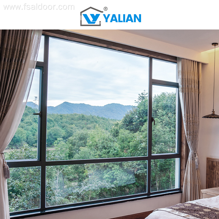 Aluminum Alloy Frames Interior Casement Windows For House