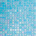 Exterior Decor Mosaic Art Swimming Pool Blue Tile