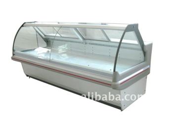 Display freezer Curved Glass Refrigerator 8'