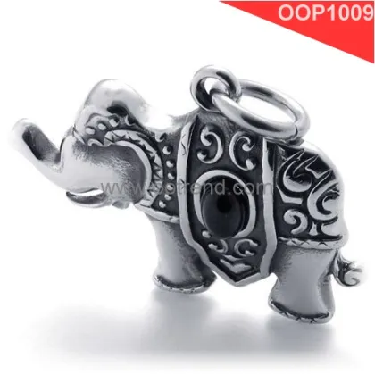 Cultural indian style lucky elephant pendant jewelry