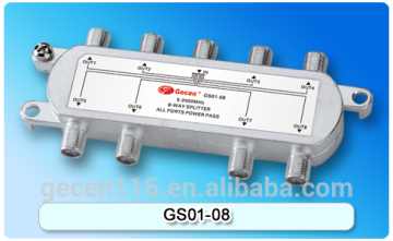 Satellite splitter 8 Way SATV Splitter GS01-08