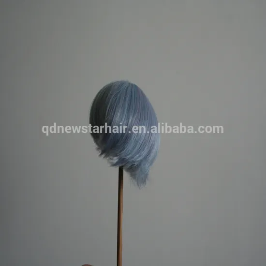 natural wave doll hair wigs, Short color american girl wigs for sale
