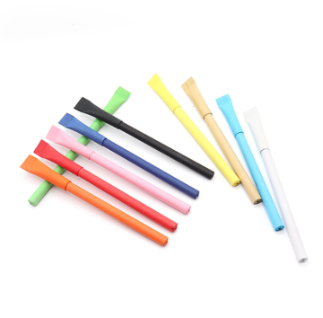 Eco Friendly Kraft Paper Pen Promotion Ballpoint Pen with Logo