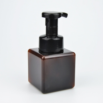 Bottiglia di pompa in schiuma quadrata da 400 ml da 250 ml di lavaggio a mano