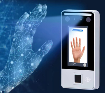 Sistema de control de acceso biométrico de alta calidad con reconocimiento facial y tecnología de vena de palma en carcasa de metal