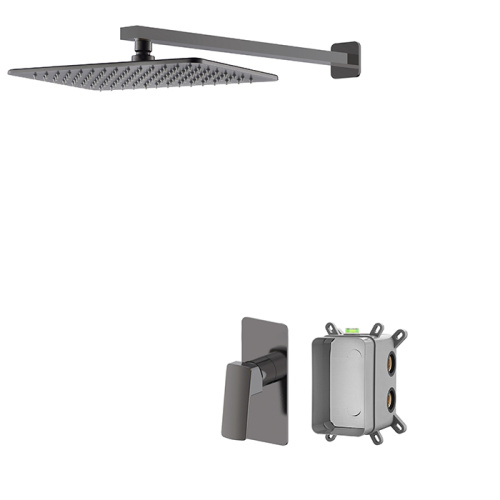 Chrome Wall Mount Rain Shower Head