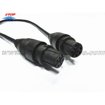 Cable resistente al agua moldeado 7pin