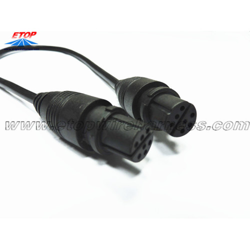 7pin molded waterproof cable