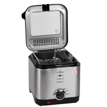 900W Automatic Chicken Deep Fryer Machine: 1.5L Electric Deep Fryer for Restaurant Quality Cooking