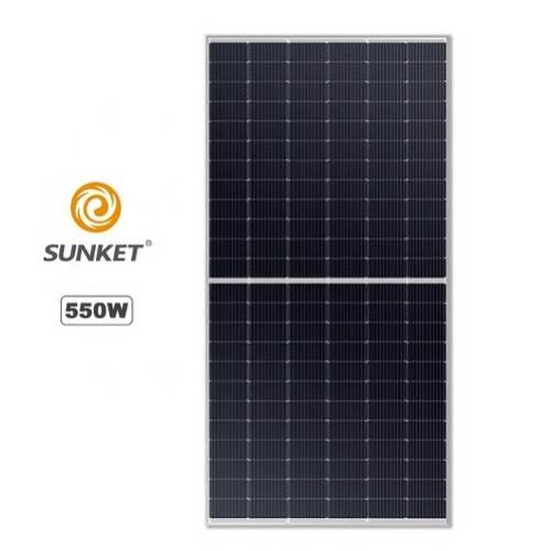 182mm 144 células mono panel solar 550w