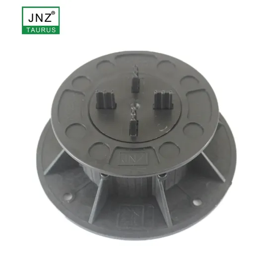 Outdoor Decking Support Timber Raised Floor Plastic tile pedestal support joist craddle height adjustable plastic pedestal