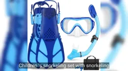 Kids Snorkeling Set with Mask and Fins
