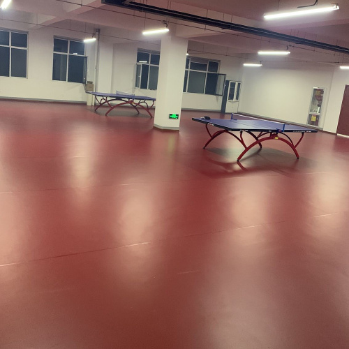 PVC-Tischtennis-Bodenmatte mit ITTF-Zertifikat
