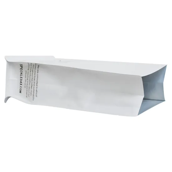 Plastic Zip Lock Empty Tea Pouch Tea Package Paper Kraft Bag Flat Bottom Bag