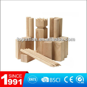 Kubb sets / Kubb garden game toys / Wooden kubb yard game