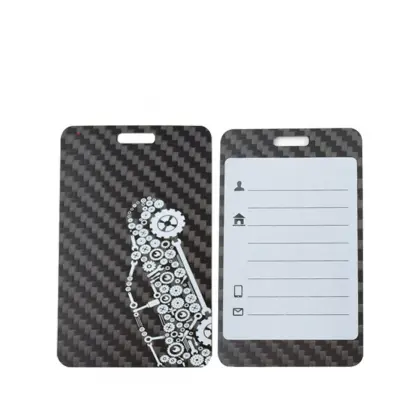 Carbon Fiber Luggage Tags